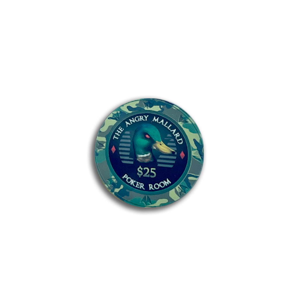 Jeton de poker Angry Mallard Cash Game 25