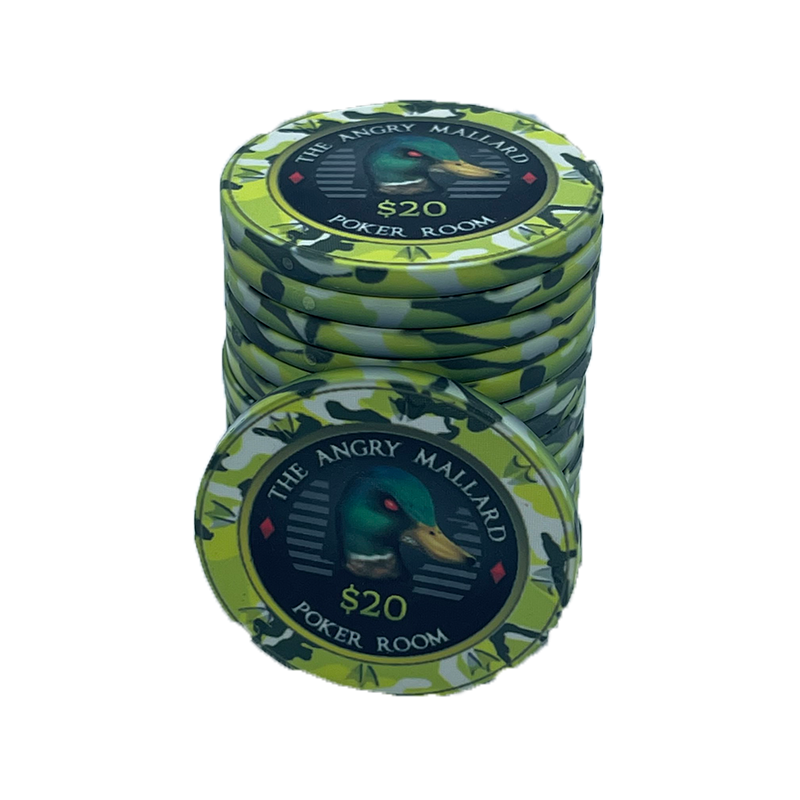 Jeton de poker Angry Mallard Cash Game 20