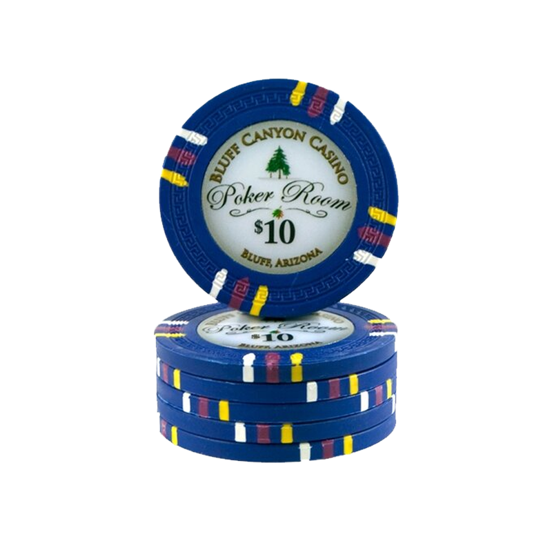 Jeton de poker Bluff Canyon valeur 10