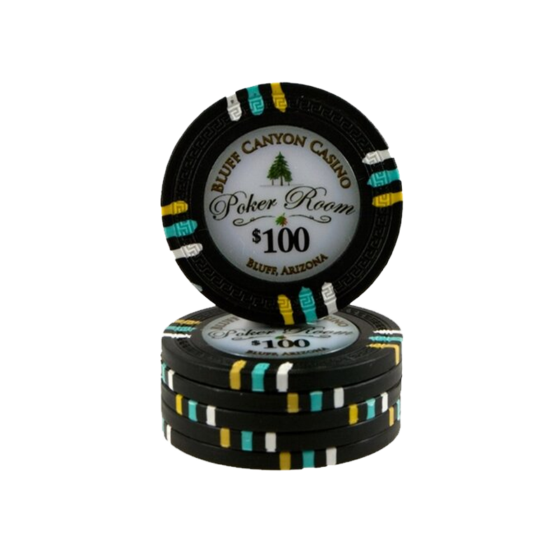 Jeton de poker Bluff Canyon valeur 100