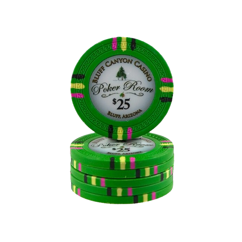 Jeton de poker Bluff Canyon valeur 25