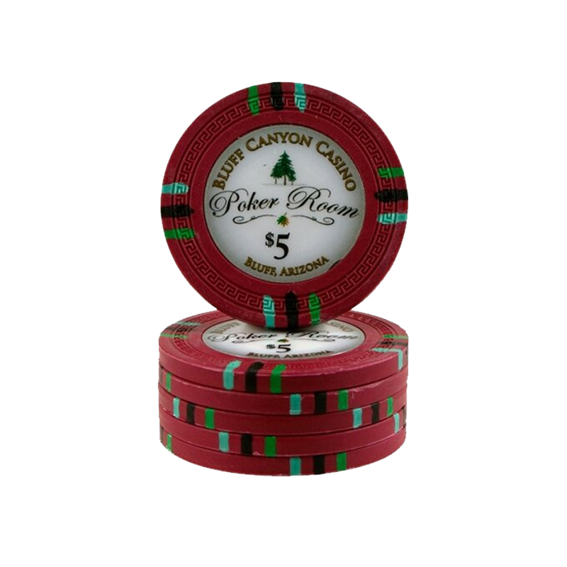 Jeton de poker Bluff Canyon valeur 5