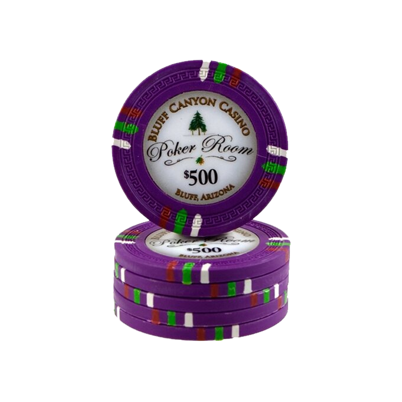 Jeton de poker Bluff Canyon valeur 500