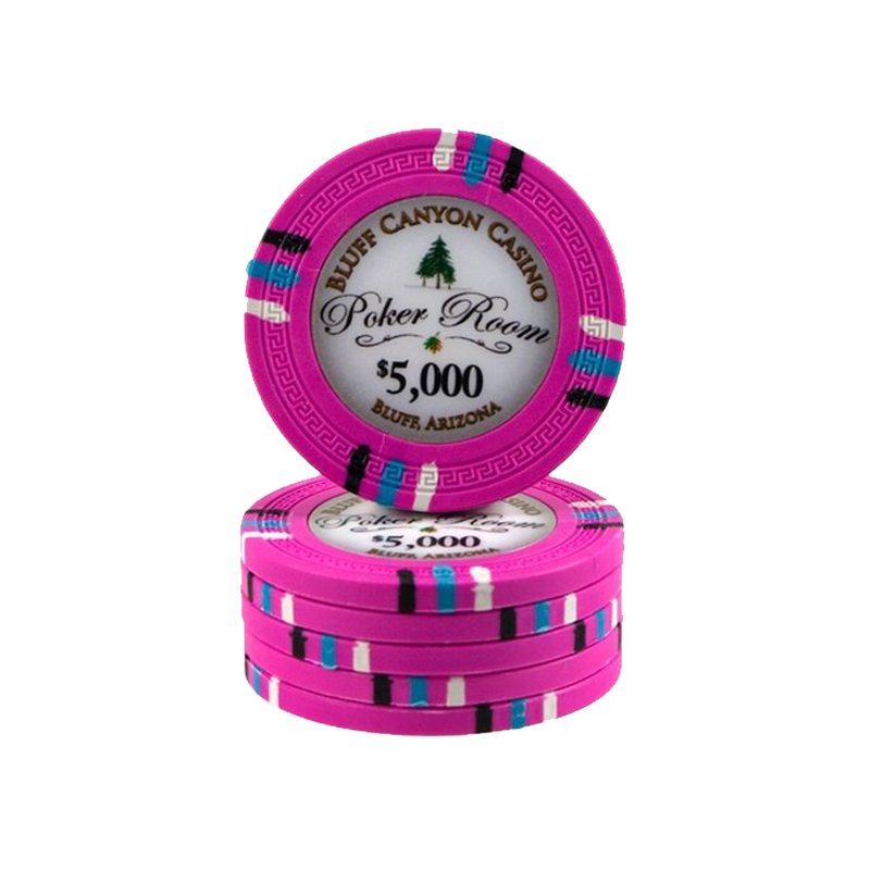 Jeton de poker Bluff Canyon valeur 5000