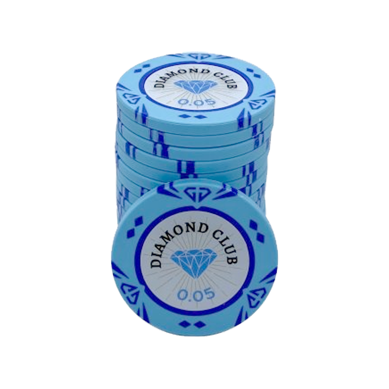 Jeton de poker Diamond Club 0.05