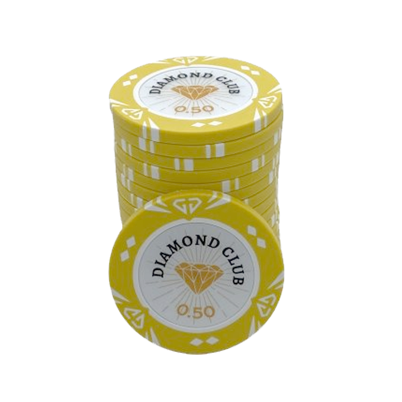 Jeton de poker Diamond Club 0.50