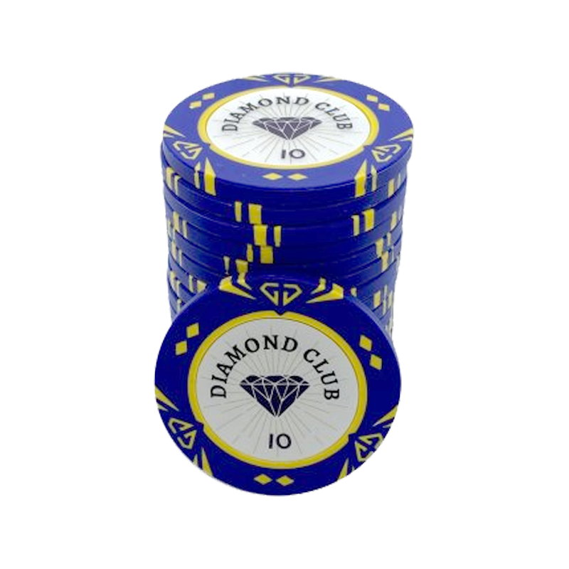 Jeton de poker Diamond Club 10