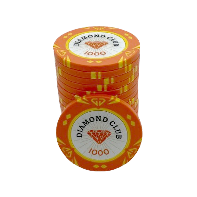 Jeton de poker Diamond Club 1000