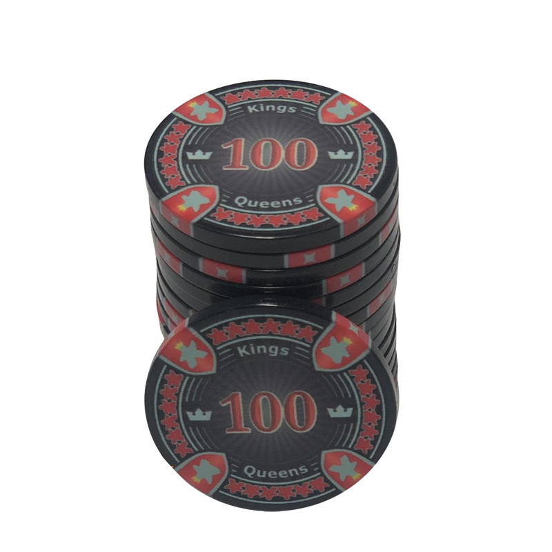 Jeton de poker Kings & Queens 100