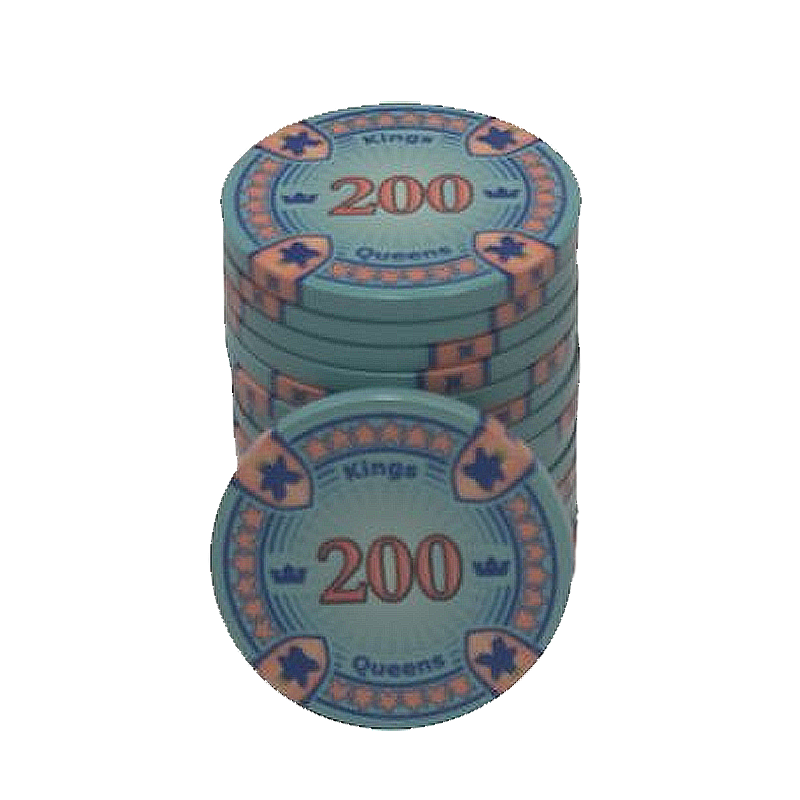 Jeton de poker Kings & Queens 200
