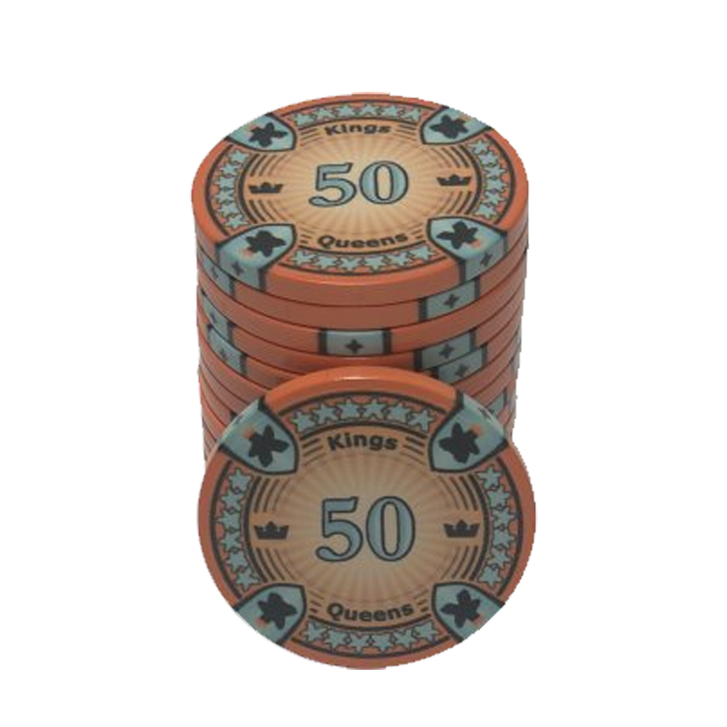 Jeton de poker Kings & Queens 50