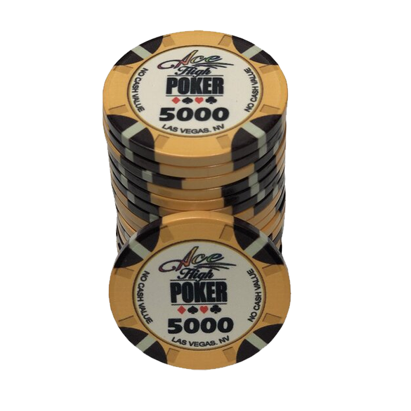Jeton de poker WSOP Ace High 5000