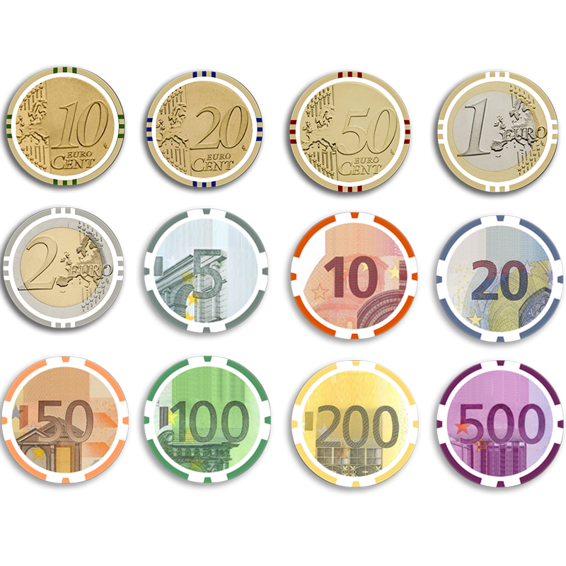 Jeton de Poker Euro Cash Game 750 jetons