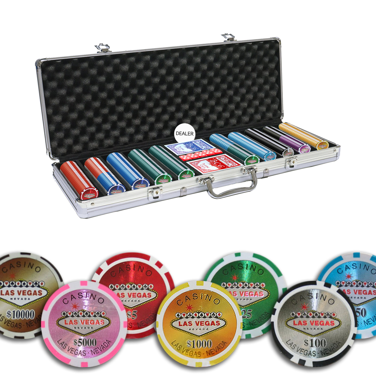 Mallette de poker Vegas Nevada 500