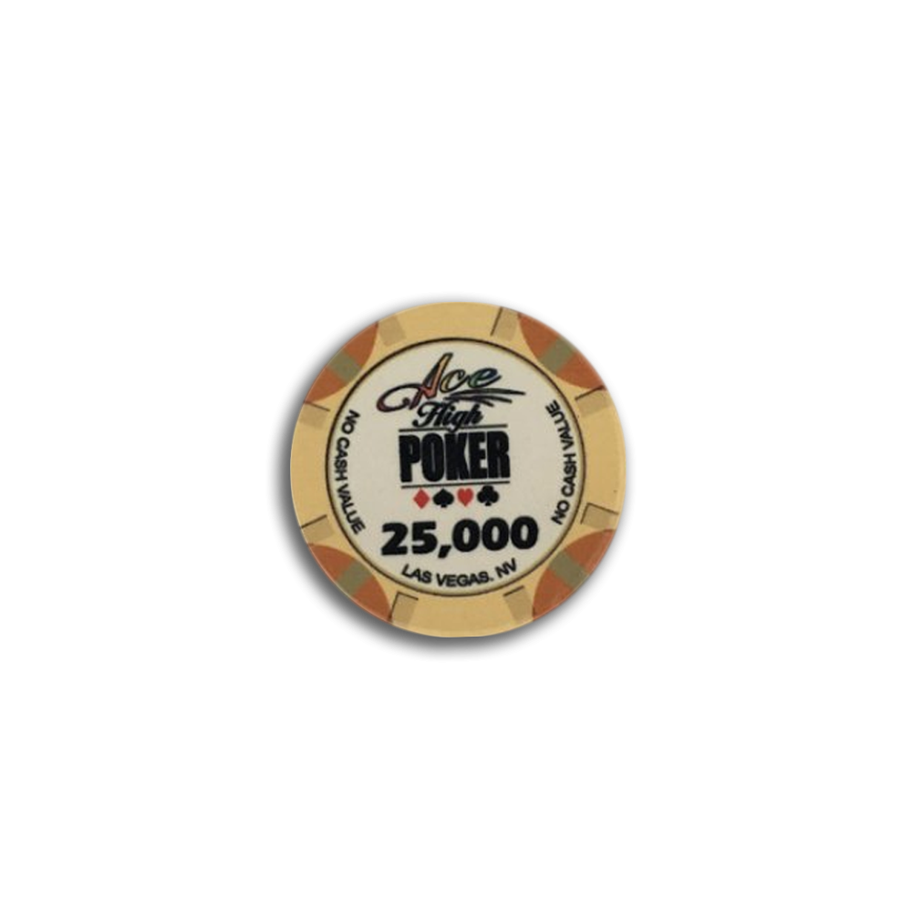 jeton de poker WSOP Ace High 25.000