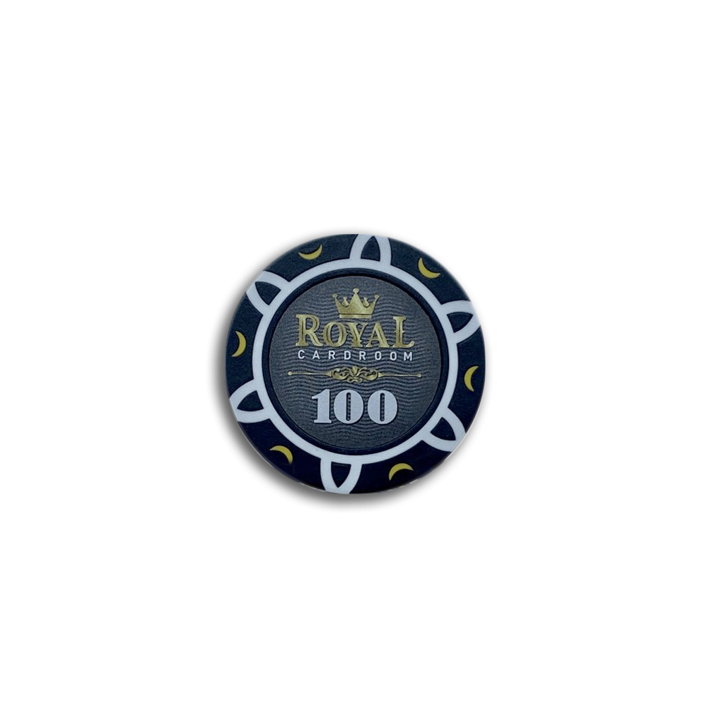 Jeton de poker Royal Cardroom 100