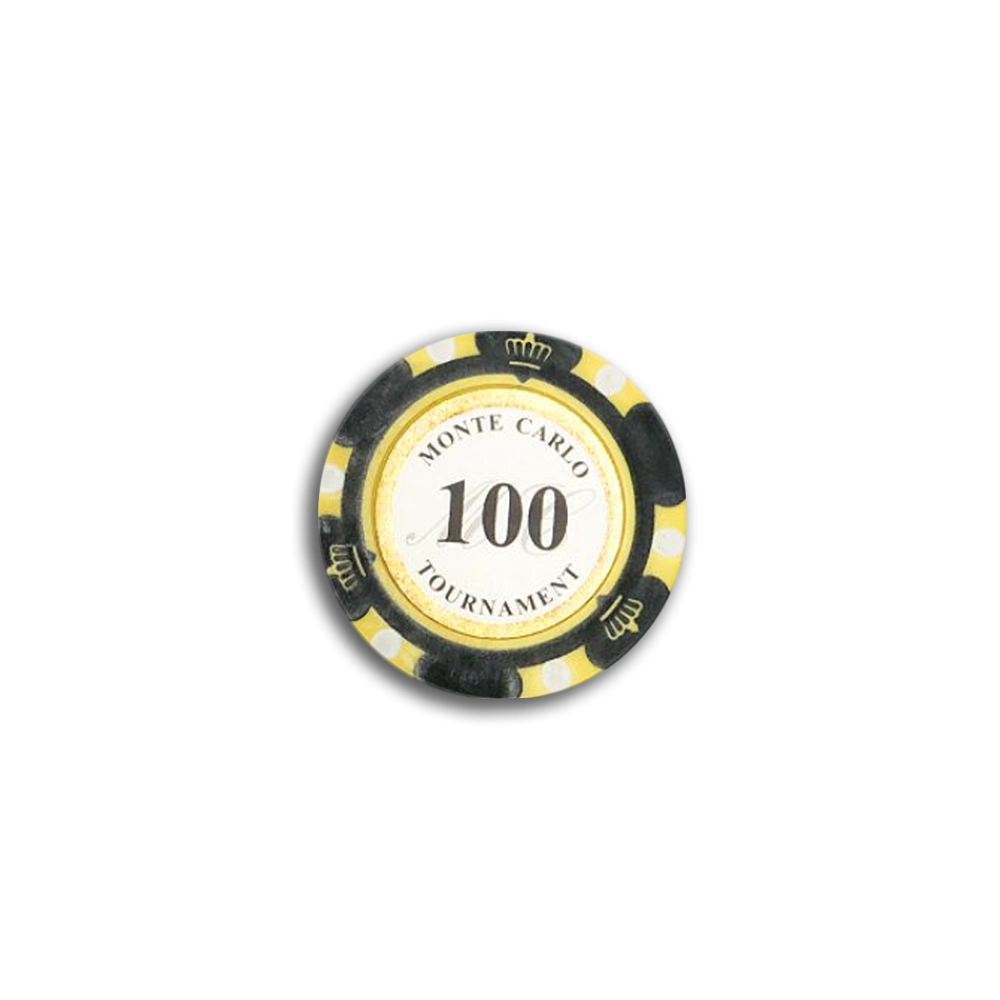 Jeton de poker Monte Carlo 100