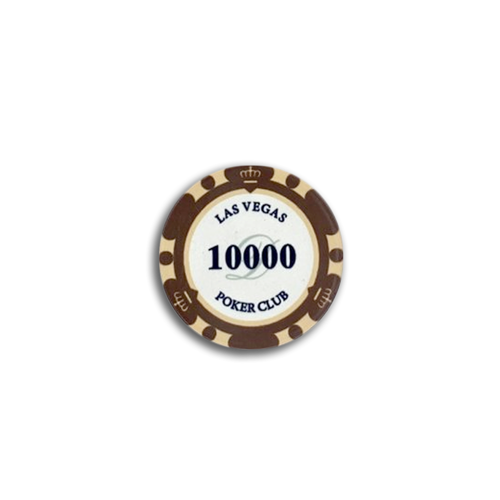 Jeton de poker céramique Las Vegas 10 000