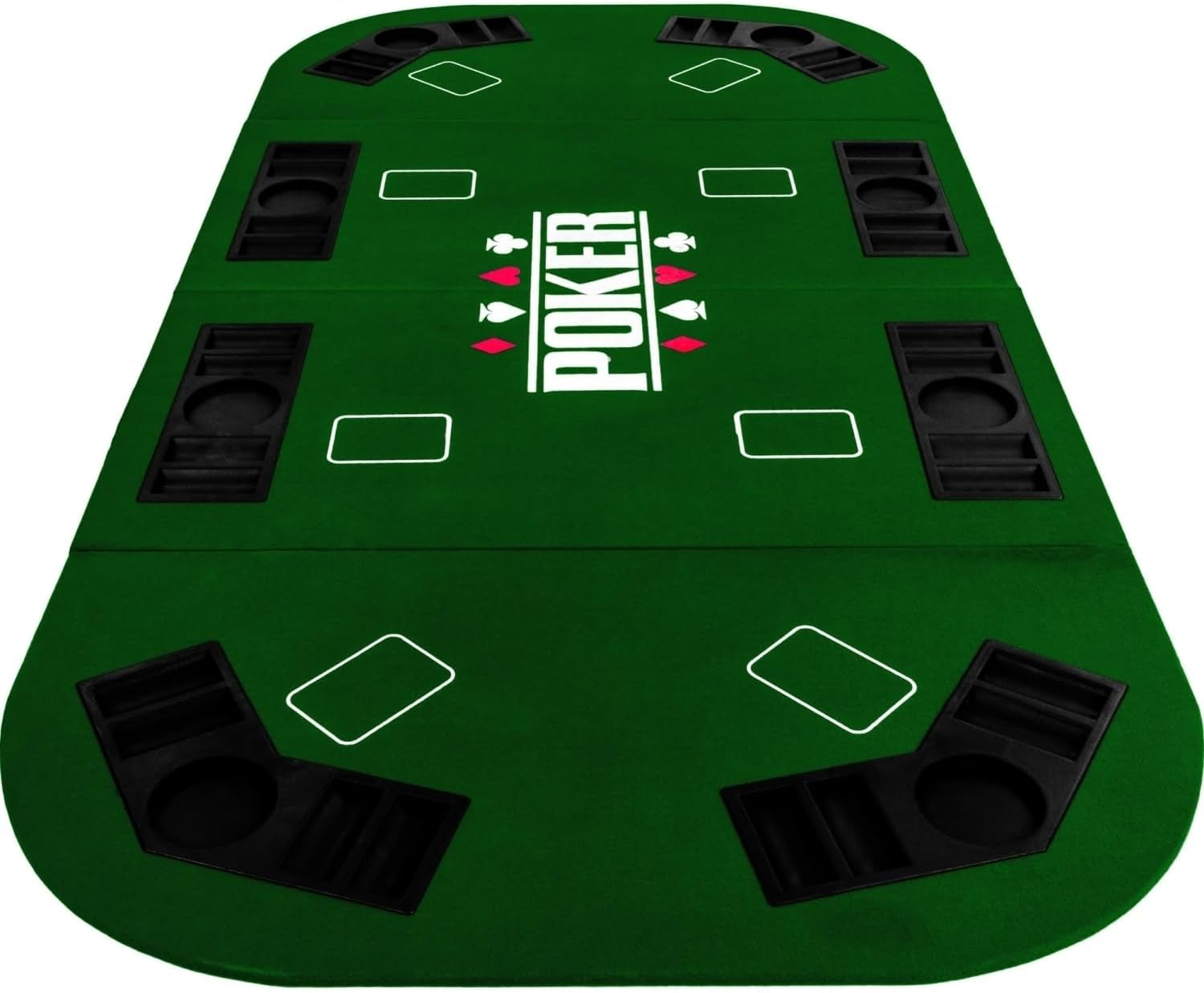 Dessus de table de poker pliable