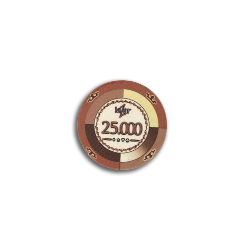 Jeton de poker Lazar Casino 25 000