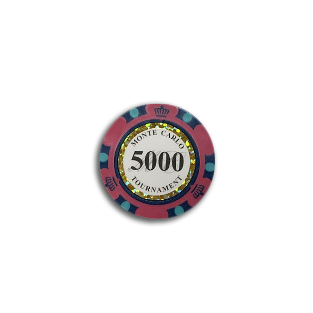 Jeton de poker Monte Carlo 5000