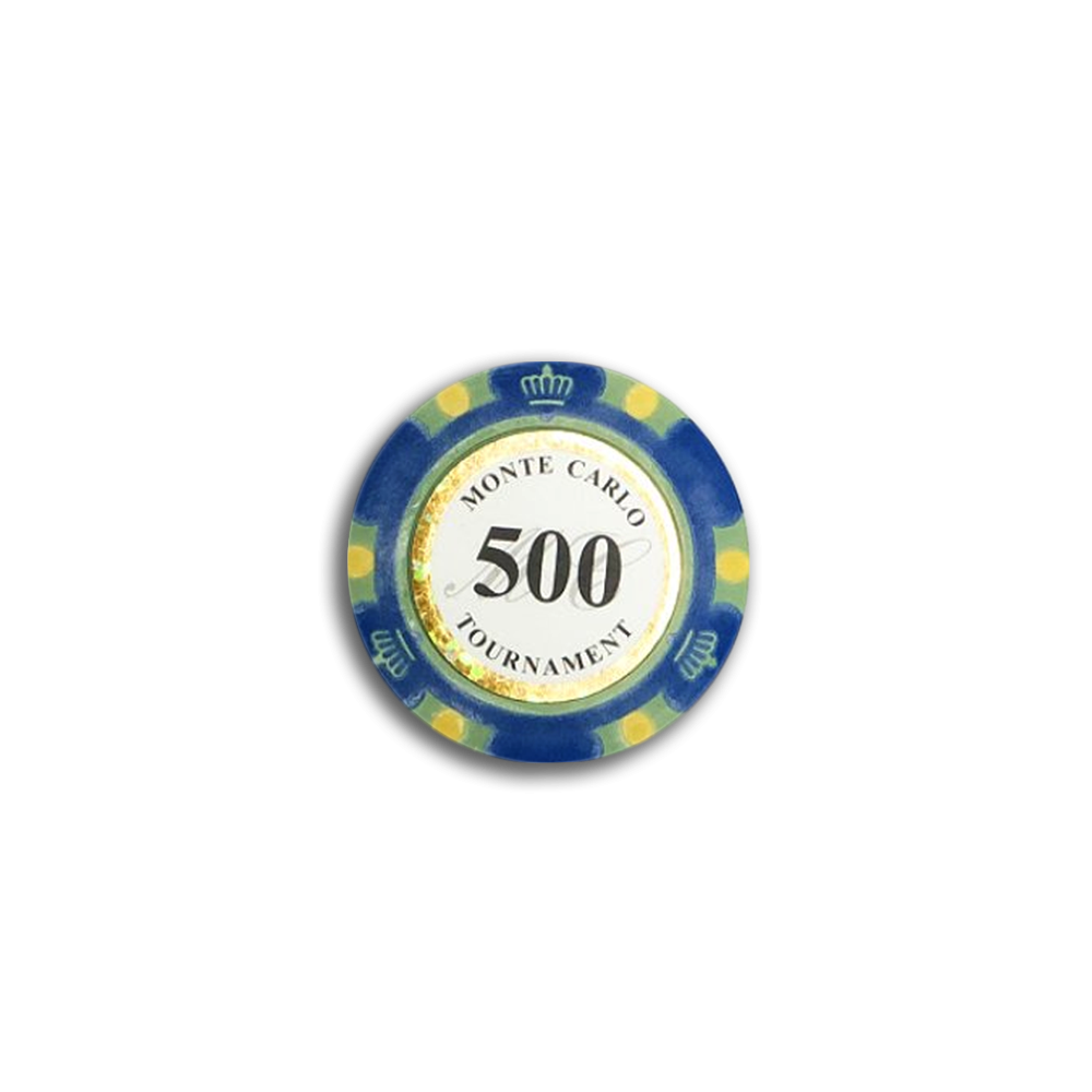 Jeton de poker Monte Carlo 500