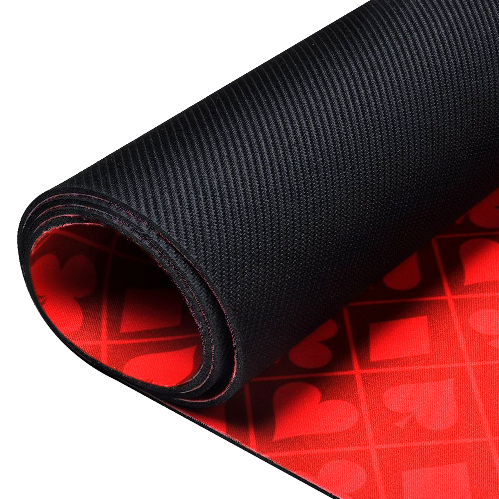 Tapis de poker Rouge 180x90