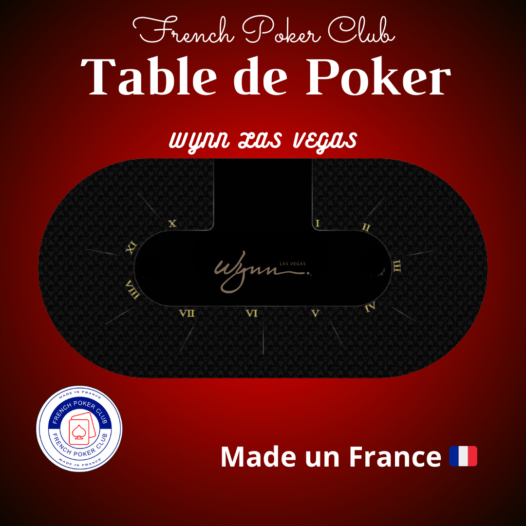 Table de poker professionnel