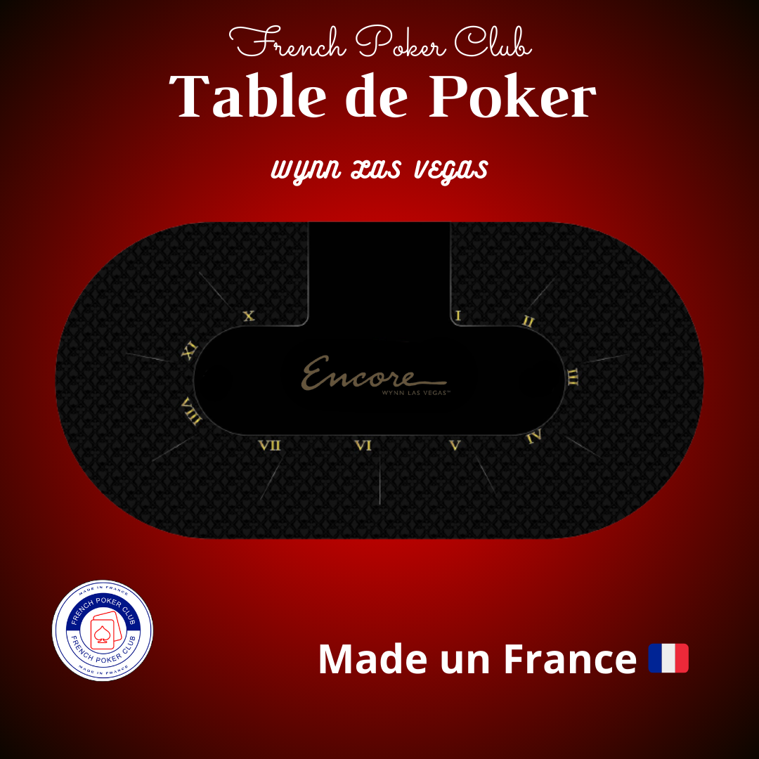 Table de poker professionnel