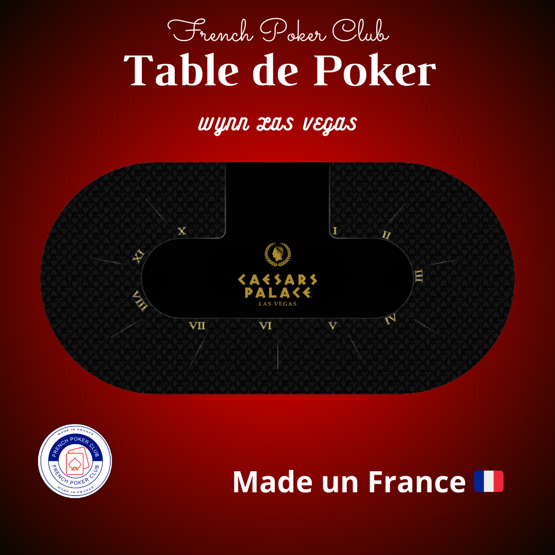 Table de poker professionnel