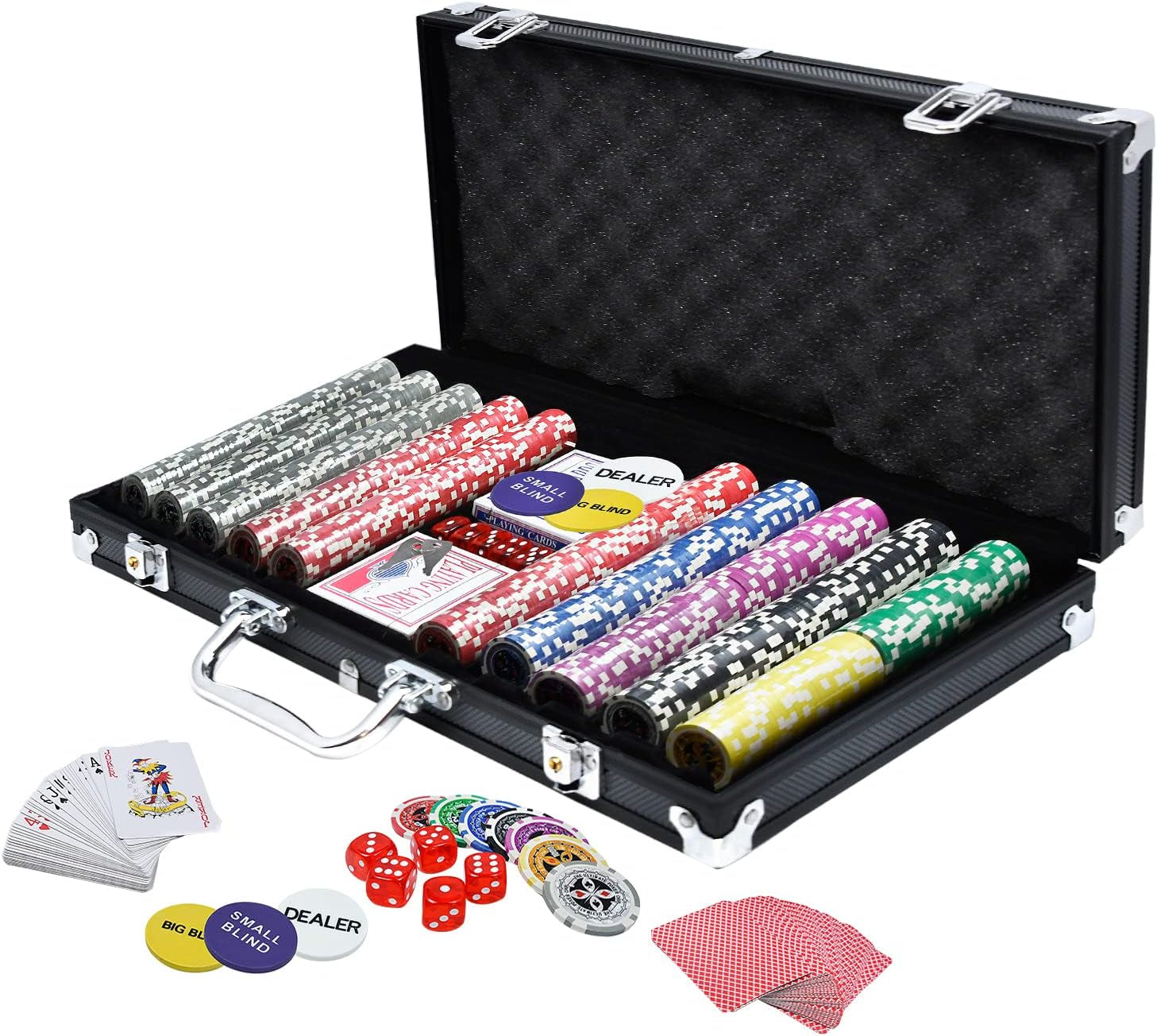 Mallette De Poker 500 Jetons Laser