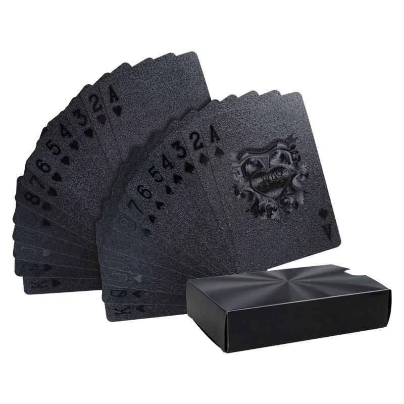 Cartes de poker noires