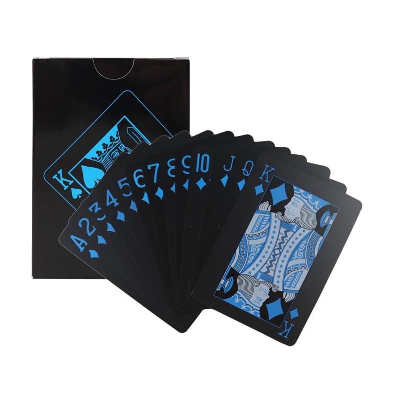 Cartes de poker noires