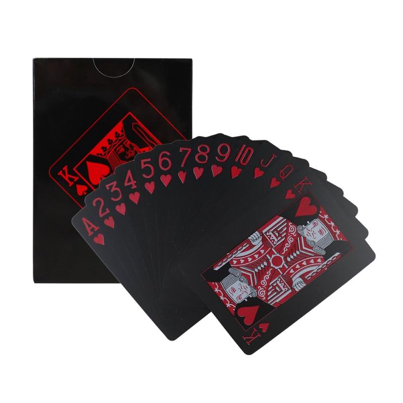 Cartes de poker noires