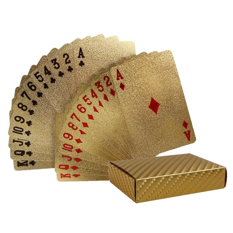 Cartes de poker Or