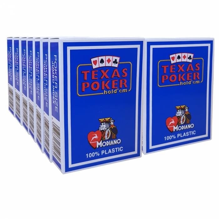 Cartouche de 14 jeux Modiano "Texas Poker Hold'em"