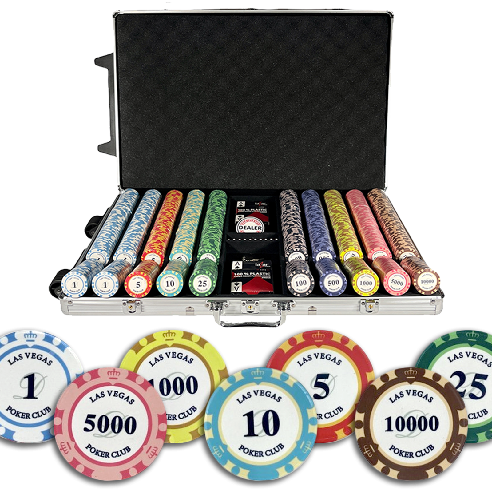 mallette de poker Las Vegas Ceramic 1000