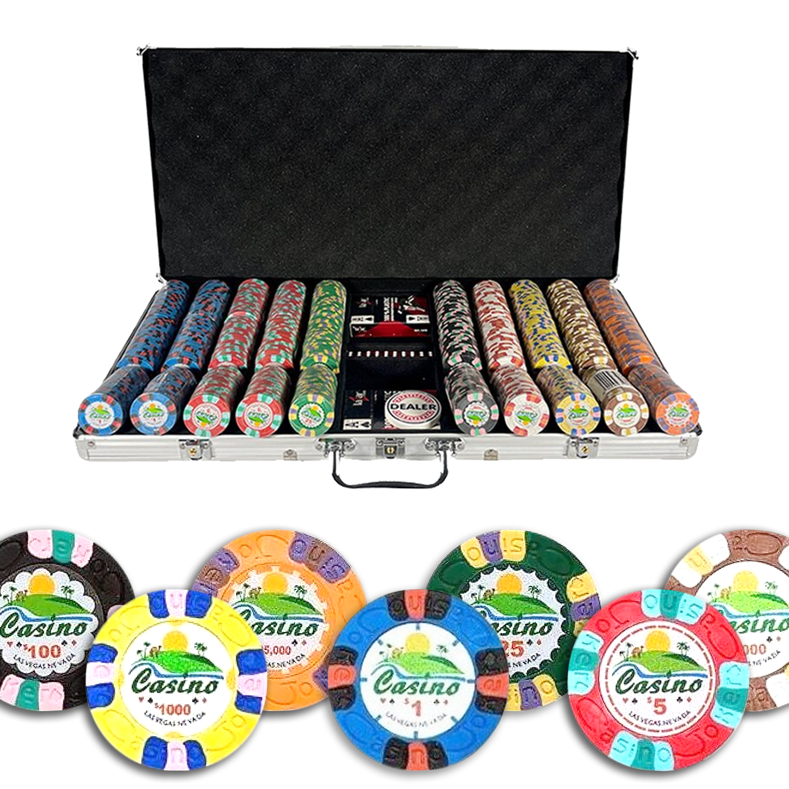 Mallette de Poker Joker Casino 750 jetons