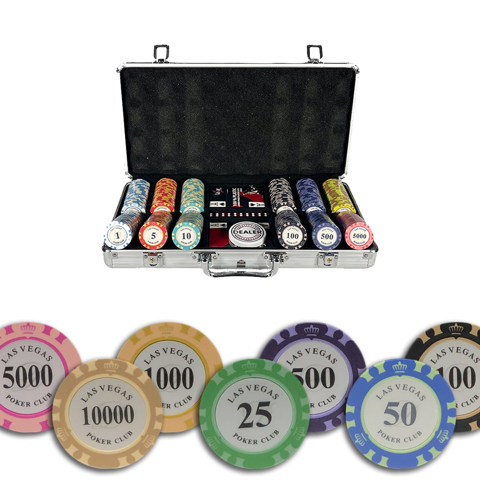 mallette de poker Las Vegas Poker Club Tournament 300