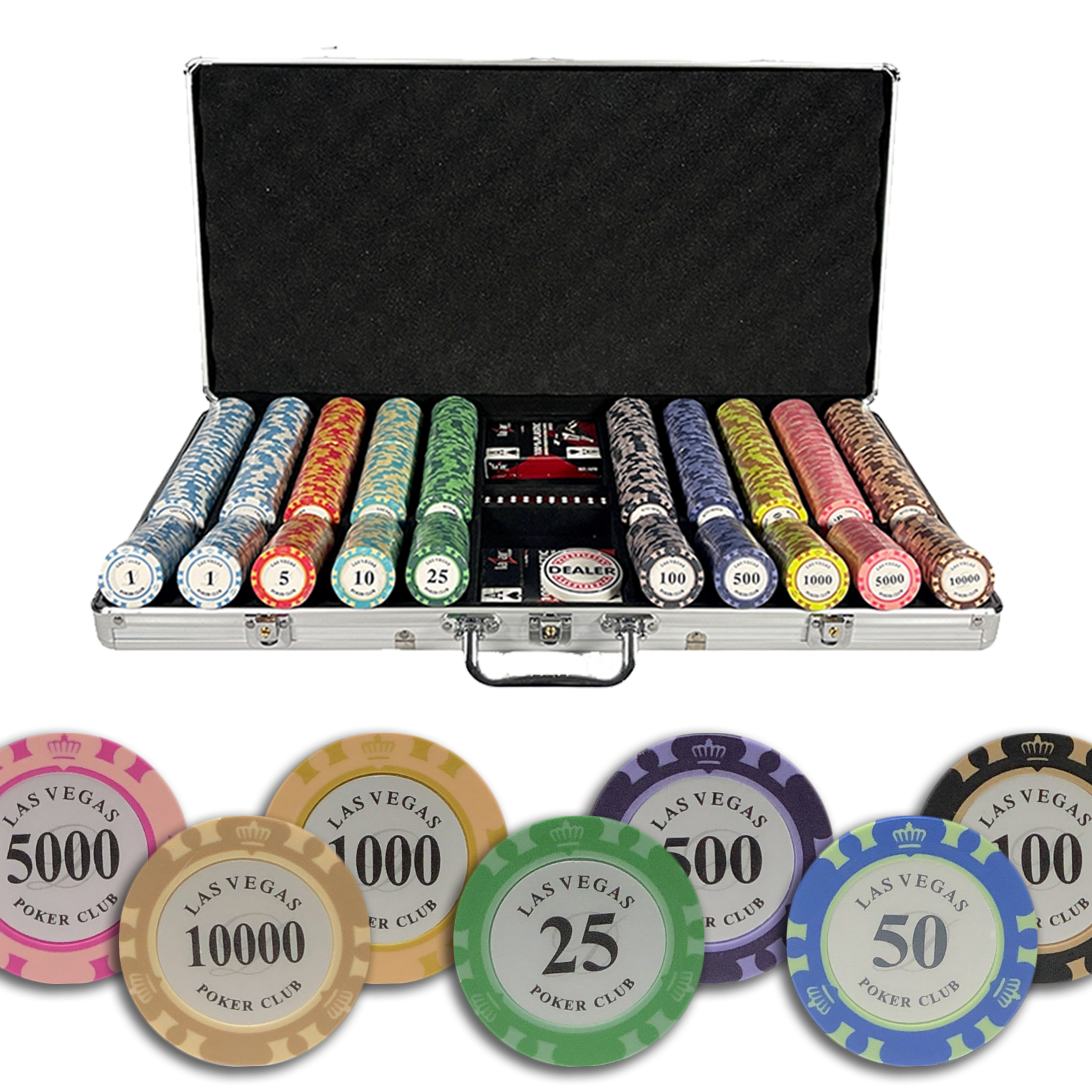 mallette de poker Las Vegas Poker Club Tournament 750