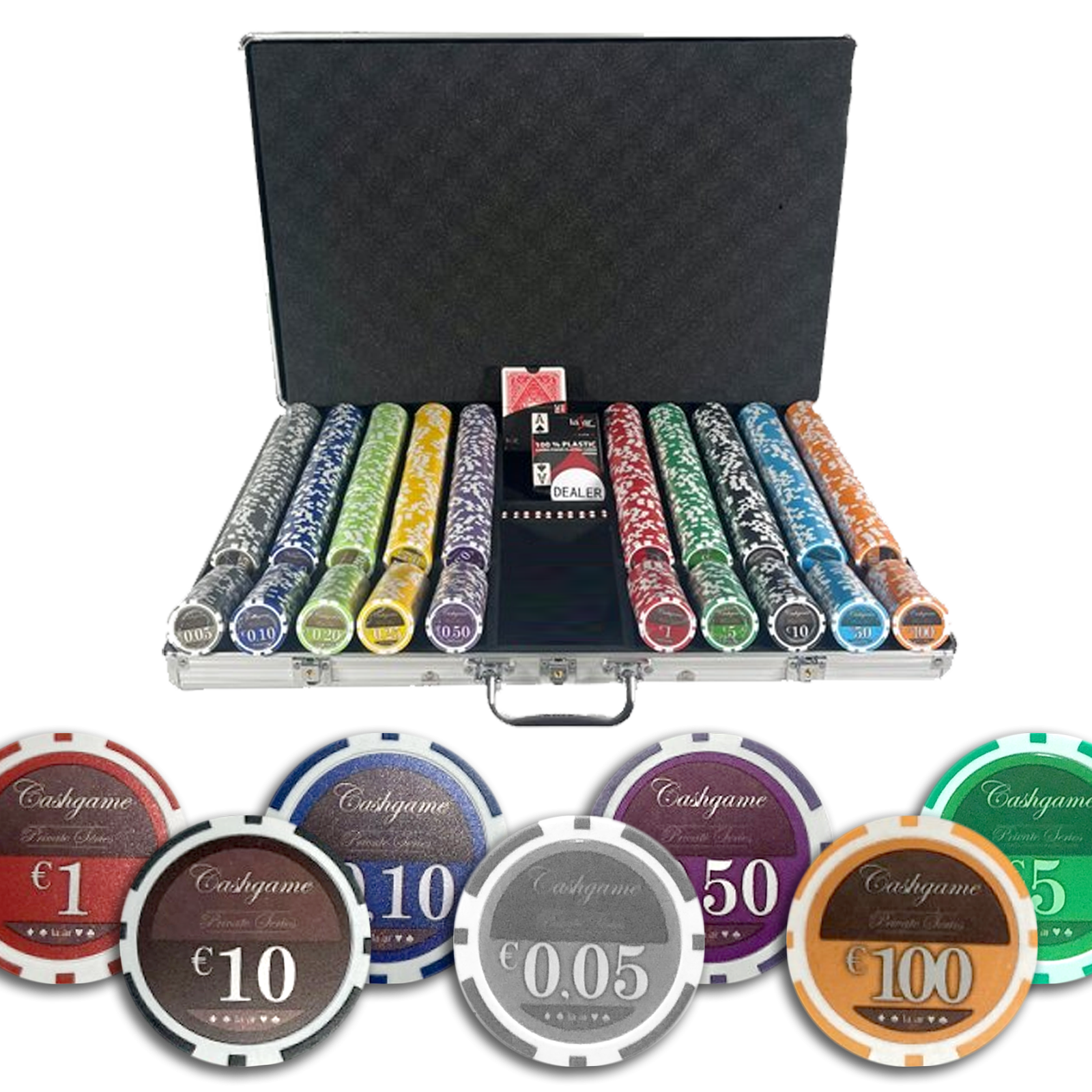 Malette Poker Set Lazar Cash Game 1000 Jetons