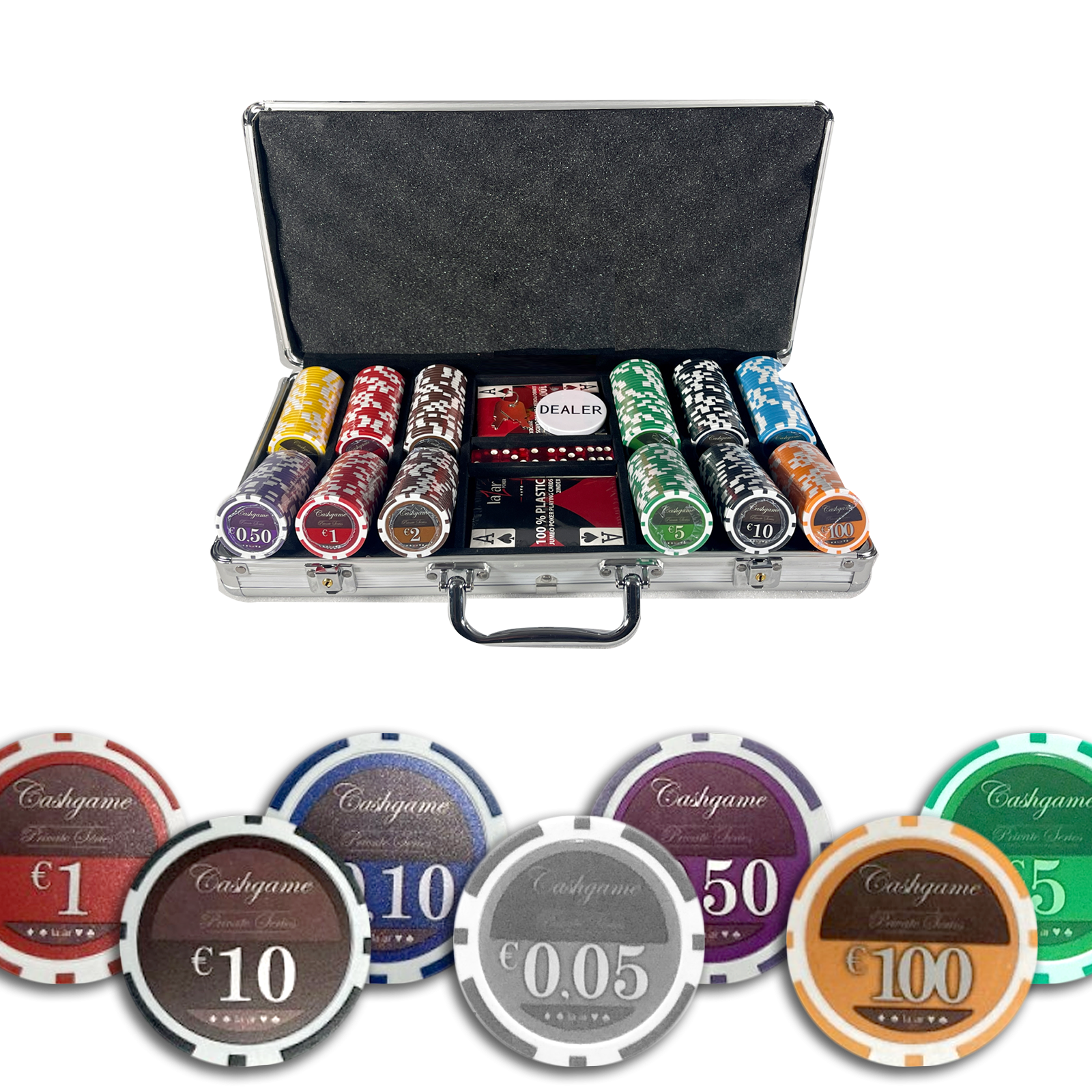 Malette Poker Set Lazar Cash Game 300 Jetons