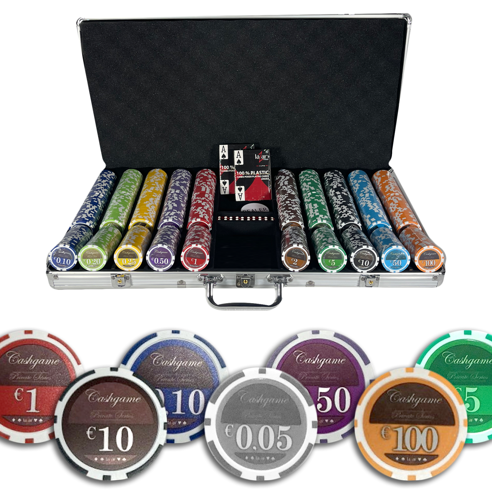 Malette Poker Set Lazar Cash Game 750 Jetons