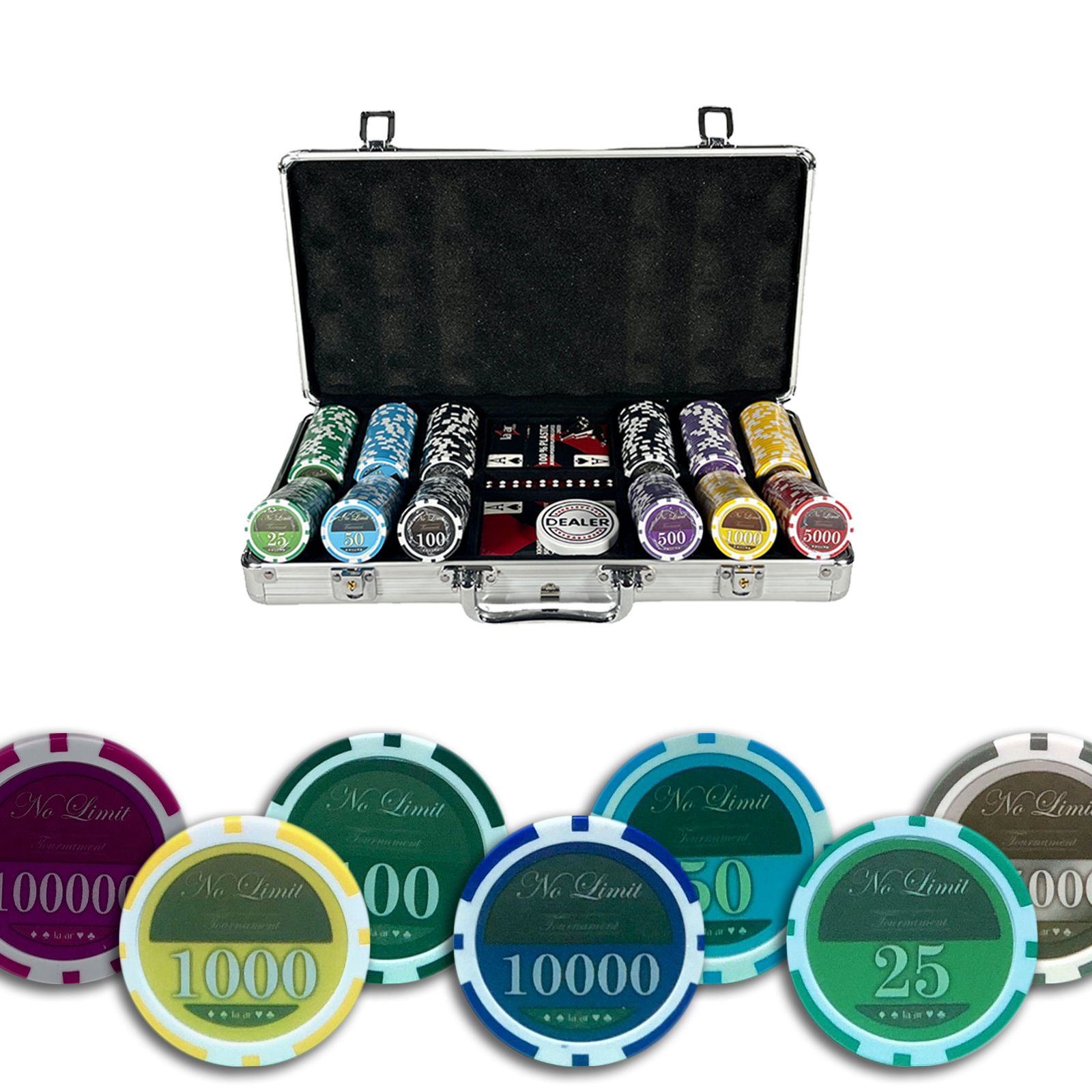 Malette Poker Set Lazar No Limit 300 Jetons