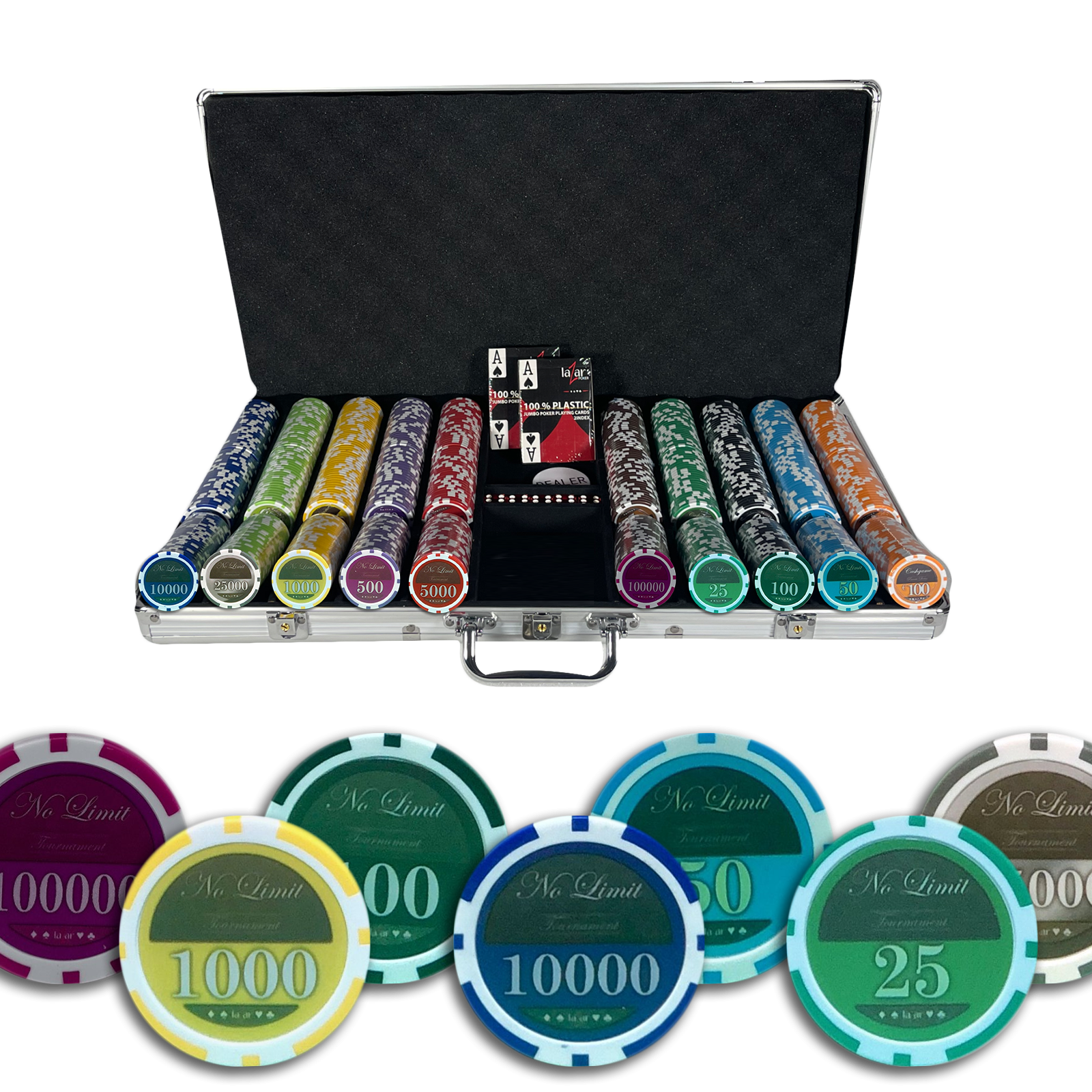 Malette Poker Set Lazar No Limit 750 Jetons