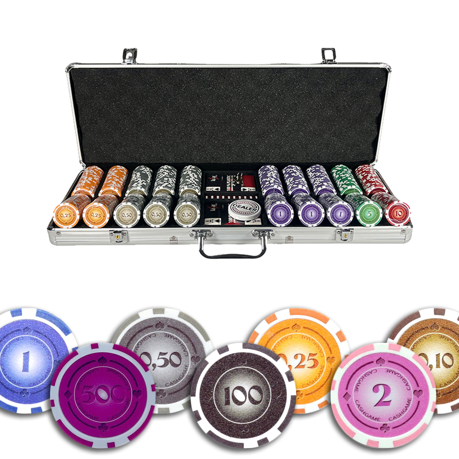 Mallette de Poker Lazar Suits 500 jetons