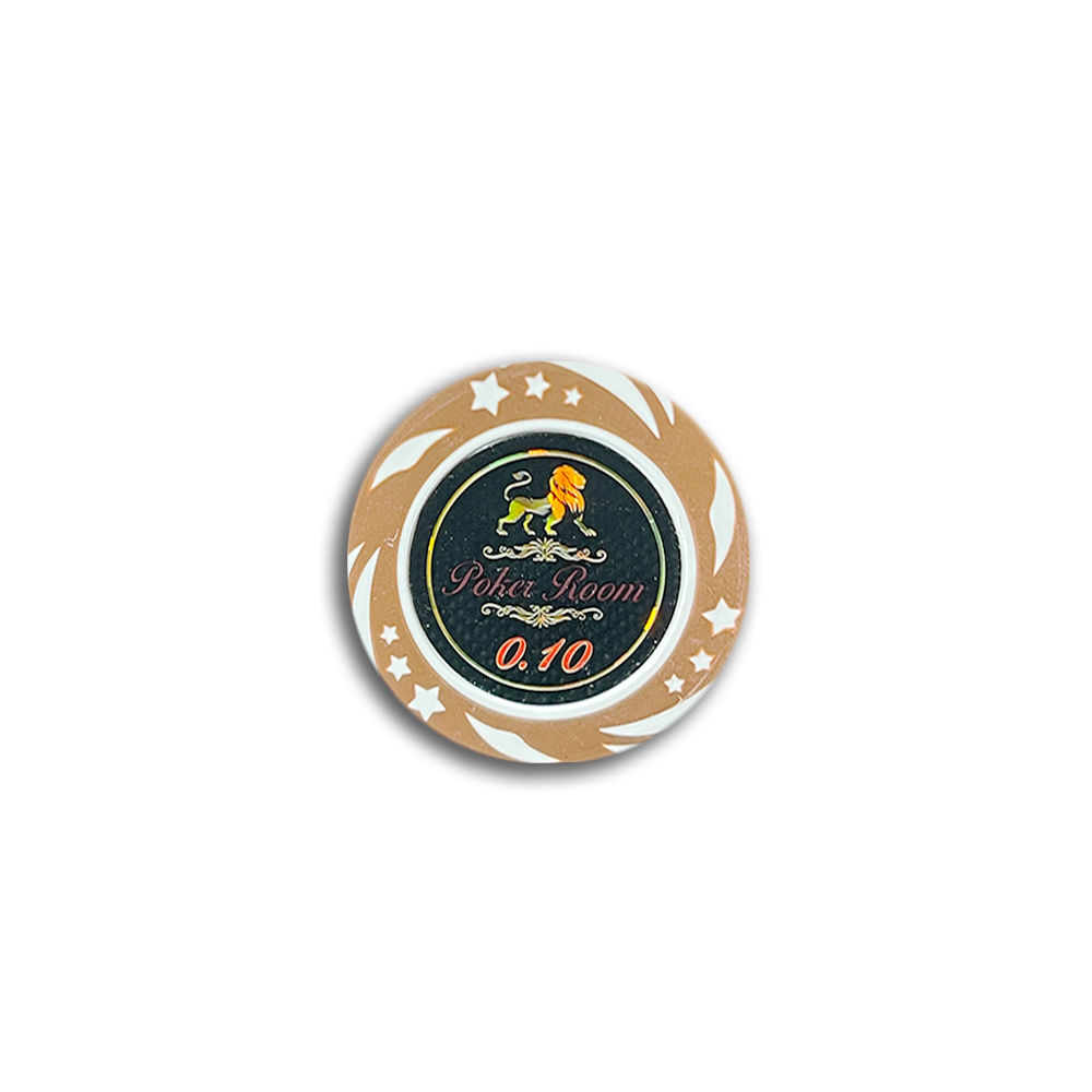 Jeton de poker Lion Poker Room 0.10