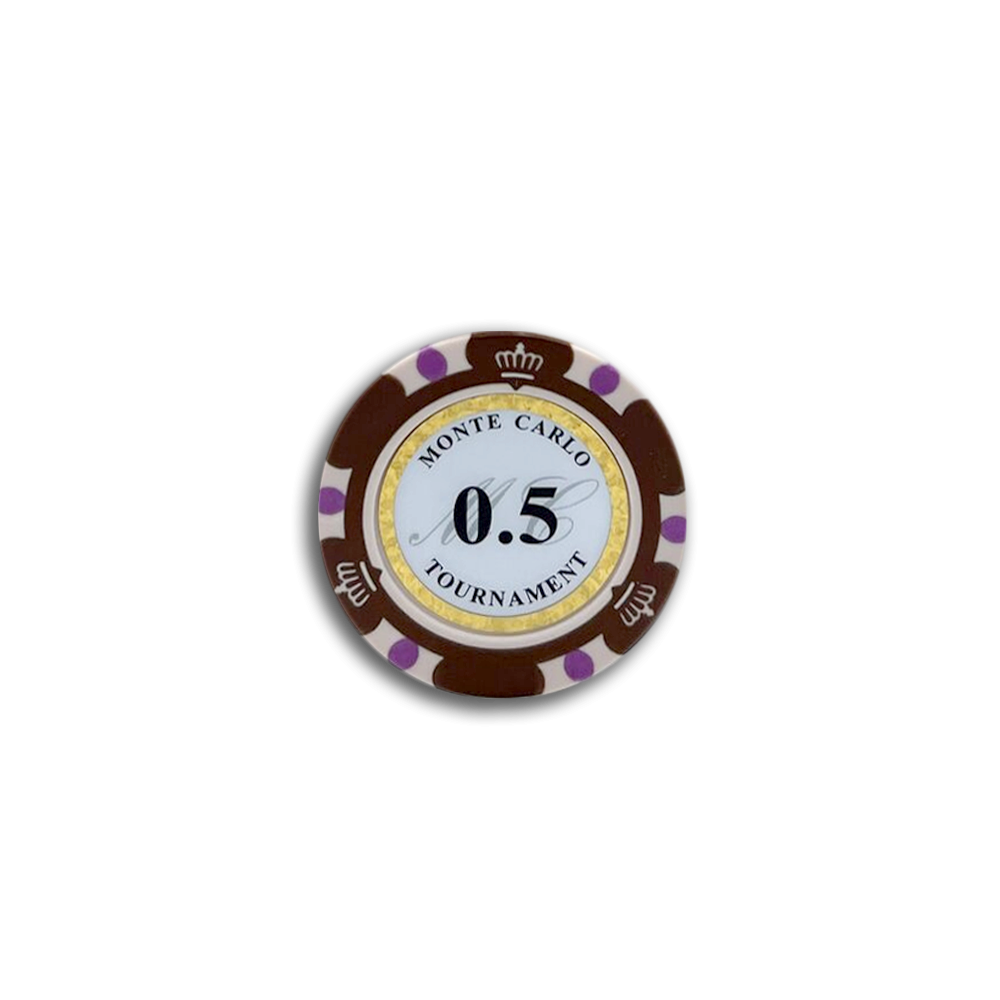 Jeton de poker Monte Carlo 0.5