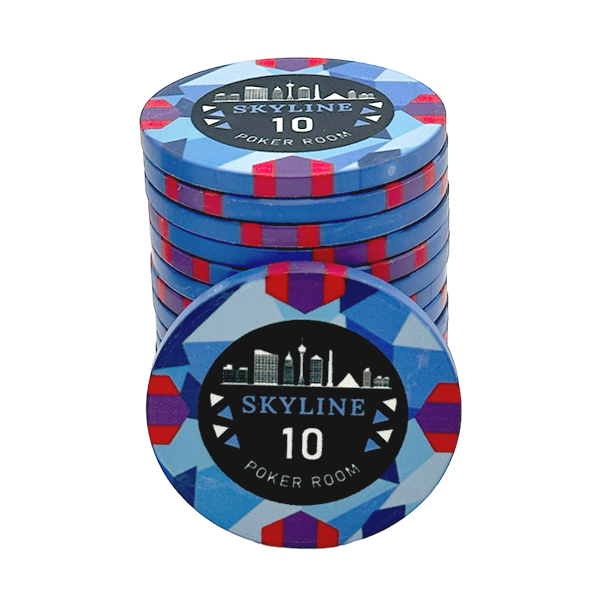 Jeton de poker céramique Skyline 10