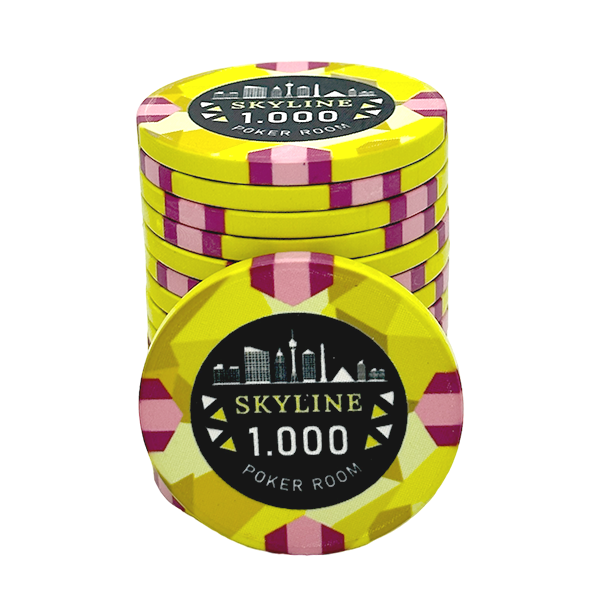 Jeton de poker céramique Skyline 1000